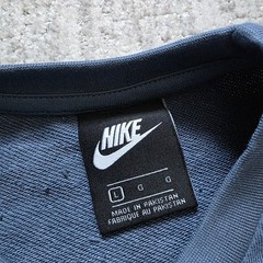 Nike Just Do It Crew Neck Sweatshirt Men’s Large Blue NWT