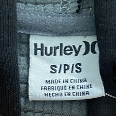 Hurley Exist Icon Bonded Fleece Zip Up Hoodie Black US Mens Small