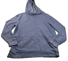 Champion Elite Mens Hoodie Sweatshirt Sz M Blue Pullover Long Sleeve Drawstring