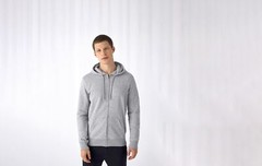 B&C Collection Organic Zipped Hoodie WU35B – Men’s Fleece Plain Pullover