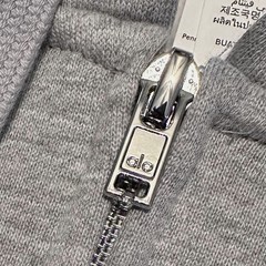 Alo Men’s Gray Full Zip Hooded Hoodie w/ Pockets Solid Knit Size Small and Xs