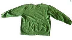 John Deere Sweatshirt Mens L Green Crewneck Pullover Logo Fleece Farm Tractor