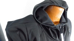 Adidas Combat Sports Rare Black Microfiber Hoodie Fits XXL Slim!