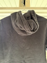 Black Stussy Hoodie With Bars Logo
