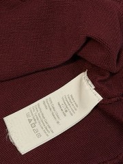 J.Crew Sweatshirt Mens L Burgundy Garment Dyed French Terry Crewneck Pullover