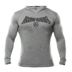 Iron Gods | Official Logo | Muscle Hoodie Gym Weightlifting Pullover Workout