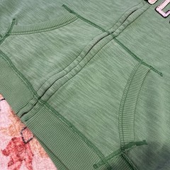 American Eagle Outfitters Men’s Green Full Zip Fleece Hoodie Pockets L