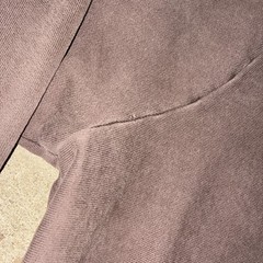 UNRELEASED SAMPLE YZY YEEZY CREW NECK PULLOVER BROWN 100% COTTON FLEECE PLUSH