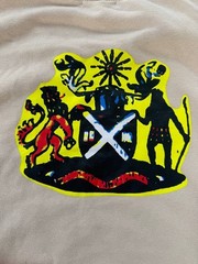 Kanye West Jesus Is King Jamaica Seal Crewneck Sweatshirt In Beige – Dk Grey LRG