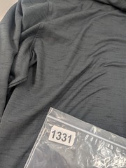 Nike Yoga Jacket Men Medium Gray Dri-Fit Full Zip Training Hoodie Stretch