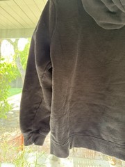 Black Stussy Hoodie With Bars Logo