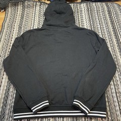 VTG Y2K Triple Five Soul Men’s Black Mesh Panel Hoodie Sweatshirt Hooded Small