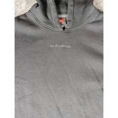 Quiksilver Mens DryFlight Pullover Hoodie Black Embroidered Logo Sweatshirt NEW
