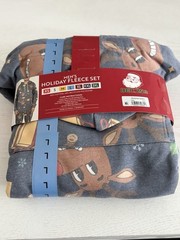 Dec. 25th Mens Holiday Fleece Set Grey Large Hoodie NEW
