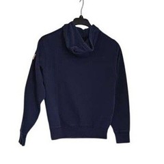 Sport-Tek Navy Pullover Hoodie American Flag Patch Embroidered Logo NWOT Size L
