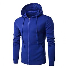 Autumn Men Sweatshirts Long Sleeve Jacket Hoodie Zipper Closure Jacket Male Hood