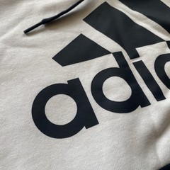 Adidas S Small Essentials Colorblock Fleece Hoodie White Legend Ink M CB HD Men