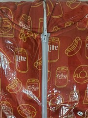 NEW Coors Light & Miller Lite branded Unisex XL Bodysuit Pajamas One piece