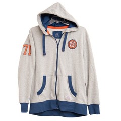 Disney World Full Zip Hoodie Sweatshirt Mens L WDW Disney Core 1971 Collegiate
