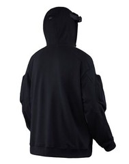 Niepce Unisex X-2 Pullover Black Techwear Hoodie Urban Streetwear Sweatshirt