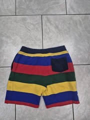Men Polo Ralph Lauren Multicolor Striped Colorblock Fleece Shorts Sz M Preowned
