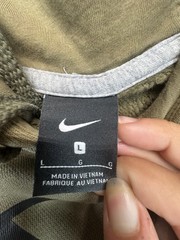 Nike US Army Hoodie Men’s L Olive Green Pullover Sweatshirt Military Logo