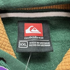 Quicksilver Men’s Size XXL 2XL Green Long Sleeve Graphic Hoodie New NWT