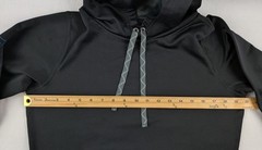 Patagonia Black Pullover Hoodie 100% Polyester Gorpcore Outdoor Size Medium Mens