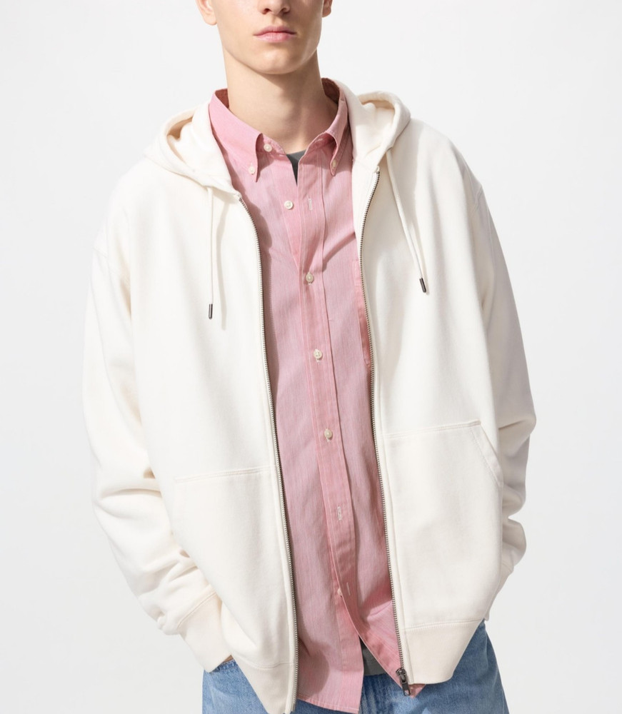 UNIQLO Sweat Full-Zip Hoodie UNISEX XS–4XL 482311 Classic ZIP Hoodie Casual Wear