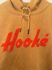Hooké Hoodie Large Brown Red Sherpa Logo Pullover Organic Cotton Outdoor L I#1
