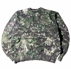 Bear River Men’s XL Multicolor Camo Pullover Sweatshirt Crewneck Fleece