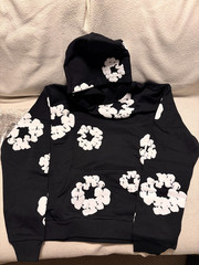 NEW Denim Tears The Cotton Wreath Sweatshirt Hoodie Black Size S-XL AUTHENTIC