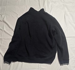 Puma Black Fleece Full Zip Collared Sweatshirt Jacket w/ Pockets Logo 2XL