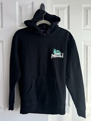 Metal Umbrella Men’s Pullover Hoodie Sweater Black XXS extra Extra Small