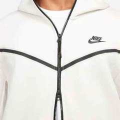Nike Tech Fleece Windrunner Hoodie Phantom White Black CU4489-030 2XL-TALL 2XLT