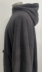 Yeezy Gap Men’s Black Polar Fleece Padded Hoodie Engineered by Balenciaga Dove L