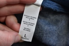 24 Tultex 320 Fleece Lined Heather Denim Pullover Hoodie Sweatshirt Blank Mens L