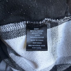 Brooklyn Cloth Plaid Flannel Black And White Men’s Large Spring Jacket Skater