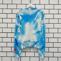 HERON PRESTON LUXURY SPLASH KNIT PRINTED CREWNECK S M L XL 2XL