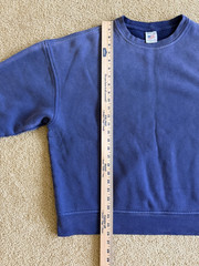 Blanks By Thirteen Mens XL Faded Grape Cotton Heavyweight Sweatshirt USA New