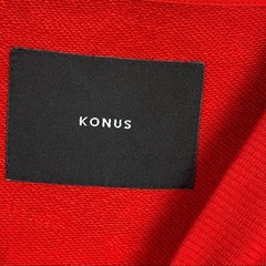NWOT Konus Red Men’s Oversize Sweatshirt in Red