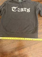 Denim Tears Cut Out Hoodie ‘Charcoal’ Size Small – AUTHENTIC (THIS IS NOT FAKE)