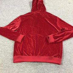 Guapi Hoodie Mens XL Red Velvet Skull Rhinestone Full Zip Limited Edition Jacket