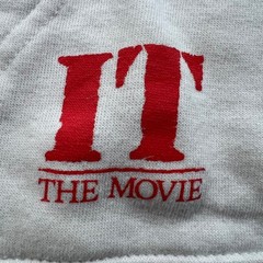 IT The Movie Pennywise Hoodie Small White Warner Bros Horror Clown Graphic 90s