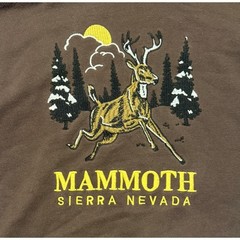 Old Navy Mammoth Sierra Nevada Brown Deer Hoodie Men’s Large