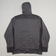Rapha Transfer Hoodie Mens Large Black Jacket Soft Shell Full Zip Cycling Active