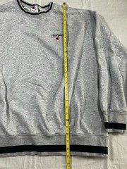 Champion Men’s XXL University Script Sweatshirt Light Heather Gray EUC