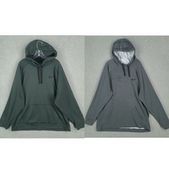Nike Hoodie Mens 4xl Pullover Green Gray Dri Fit Mock Neck