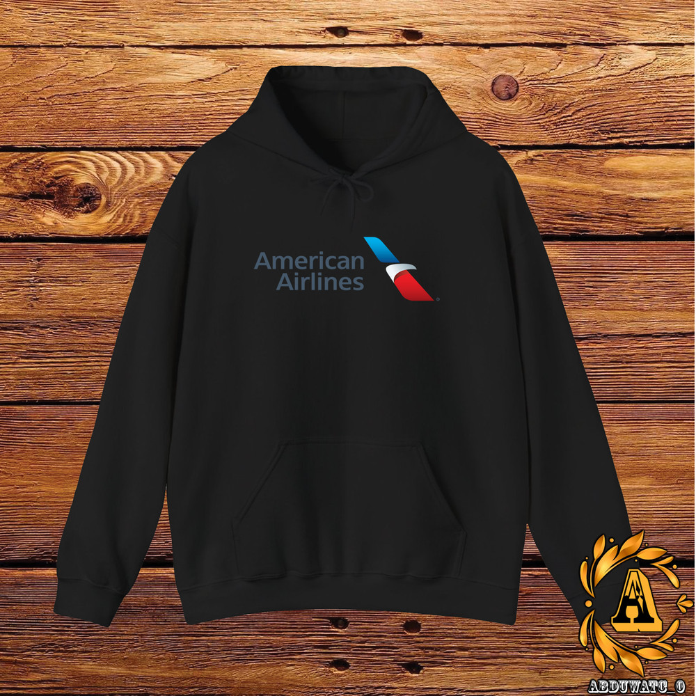 American Airlines Logo Hoodie Sweatshirt Black/Navy/White/Sport Grey S-5XL