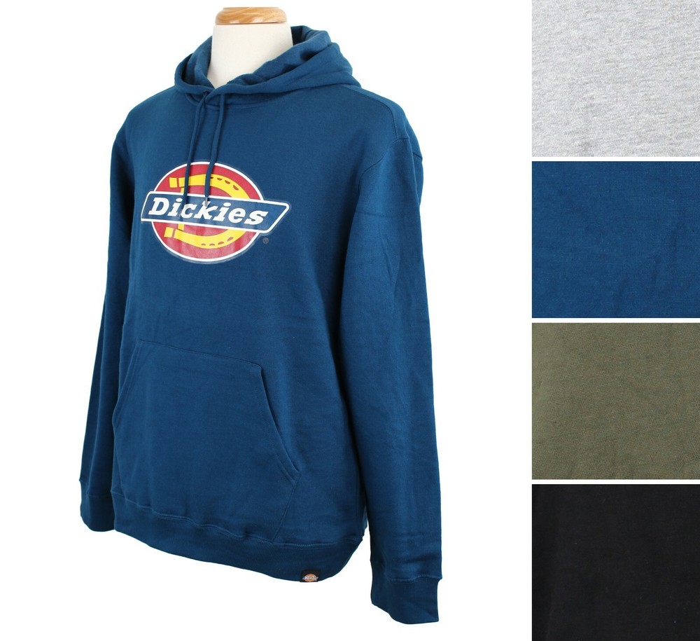 Dickies Men’s Pullover Hoodie Fleece Sweatshirt Relaxed Fit Graphic Logo Shirt